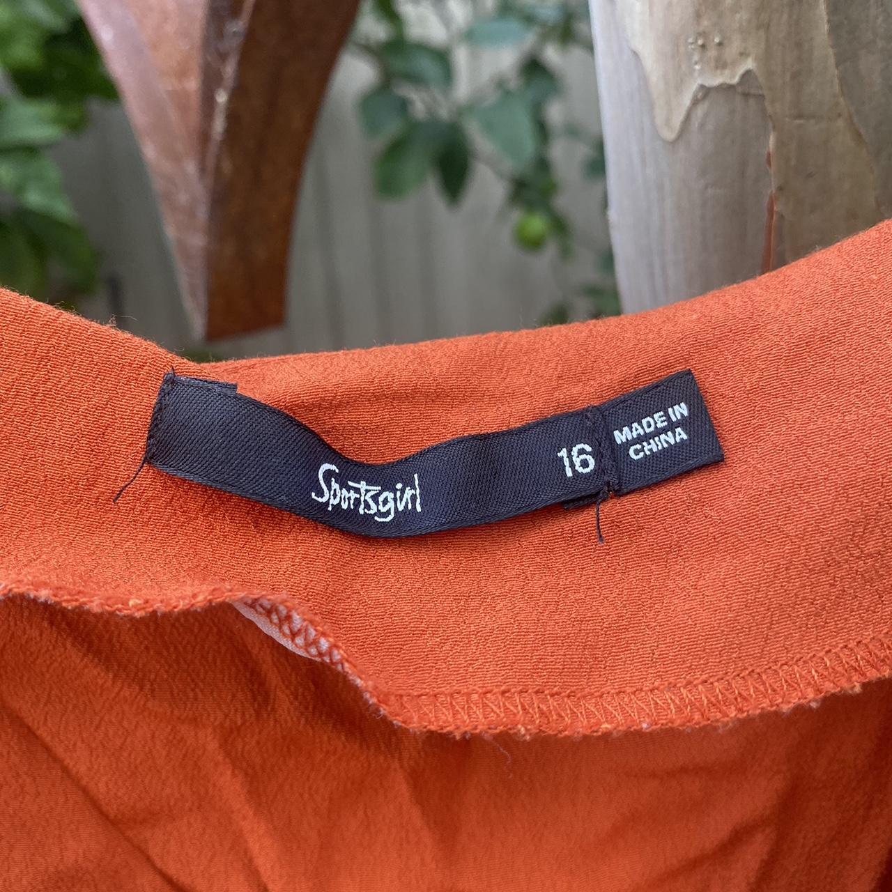 Sportsgirl orange maxi dress Super comfy fits size... Depop