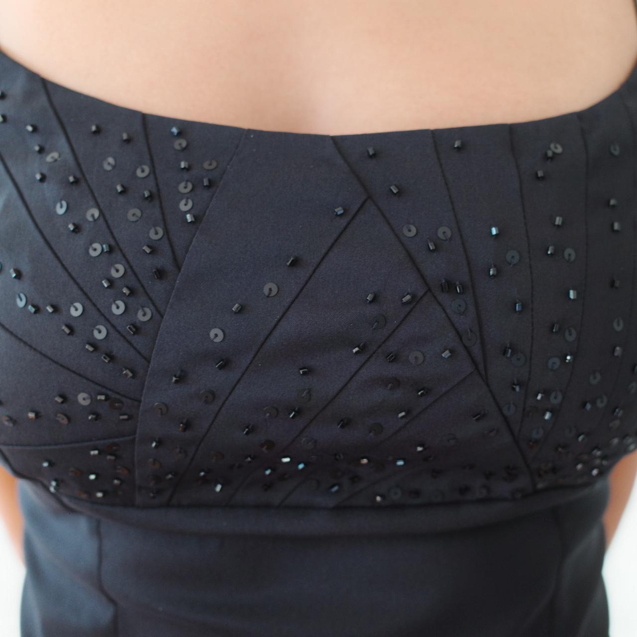 Ellen Tracy Women's Black Dress Depop