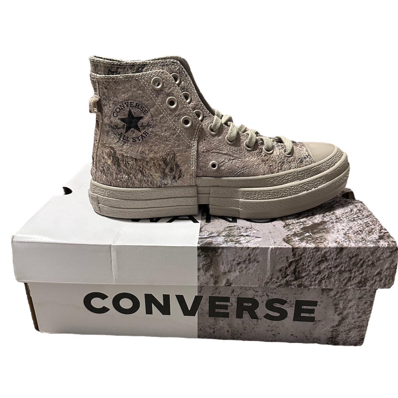 Feng Chen Wang Men's Grey and Khaki Trainers