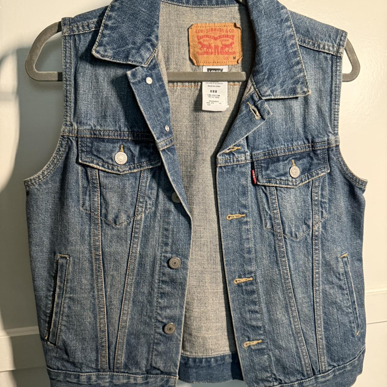 Levi's Women's Vest - Blue/Navy - 2 – Levi's deni… - image 1