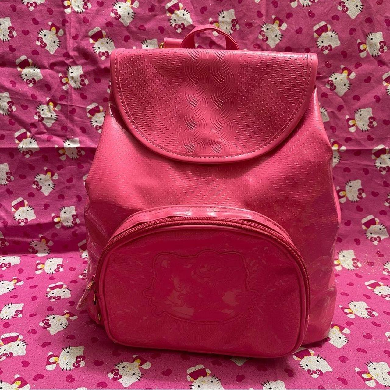 Sanrio Hello Kitty Backpack pink adjustable... - Depop