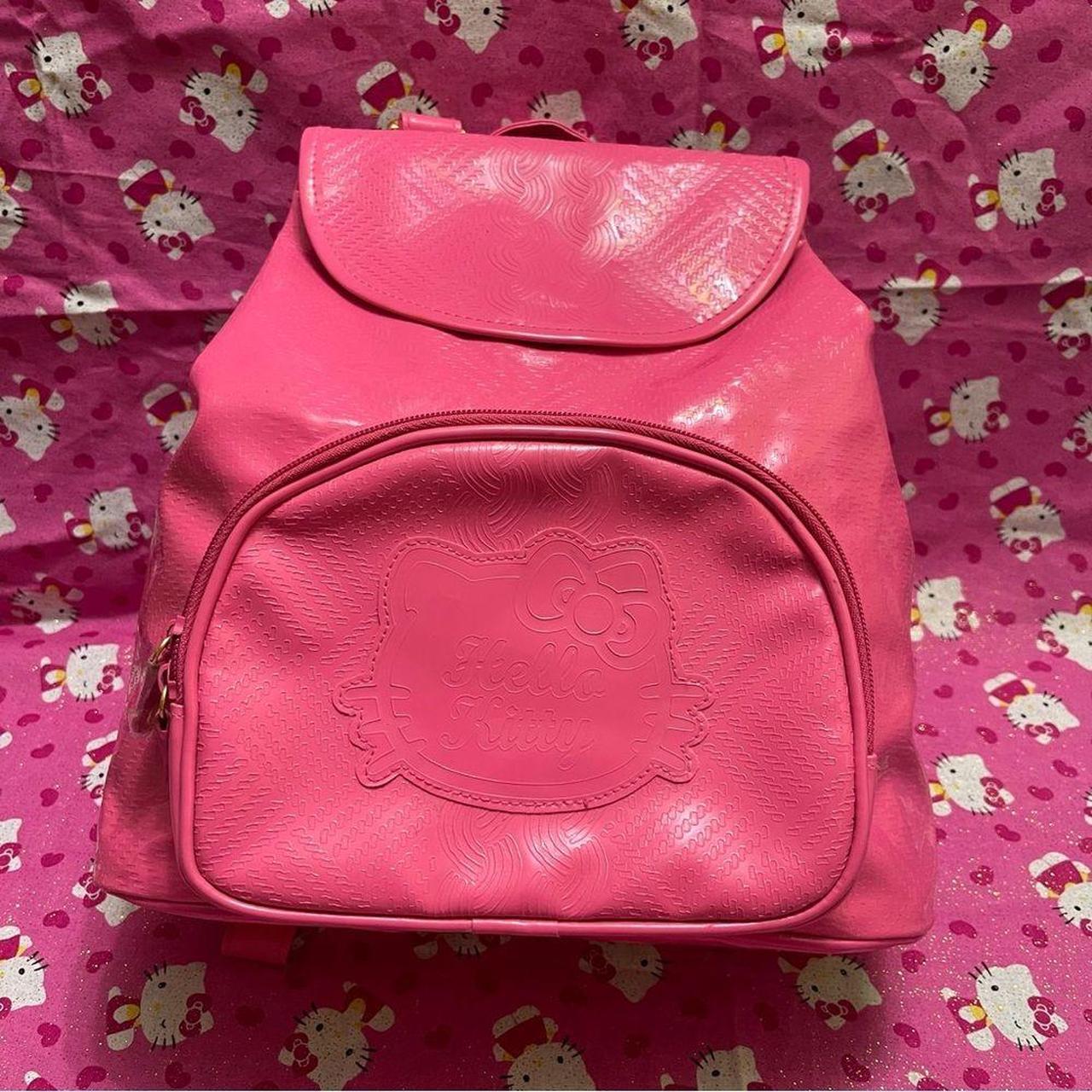 Sanrio Hello Kitty Backpack pink adjustable... Depop