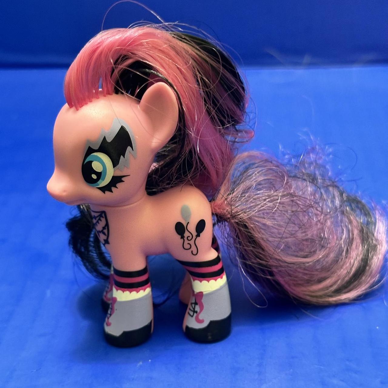 My Little Pony G4 Goth Pinkie pie brushable pony 3”... - Depop