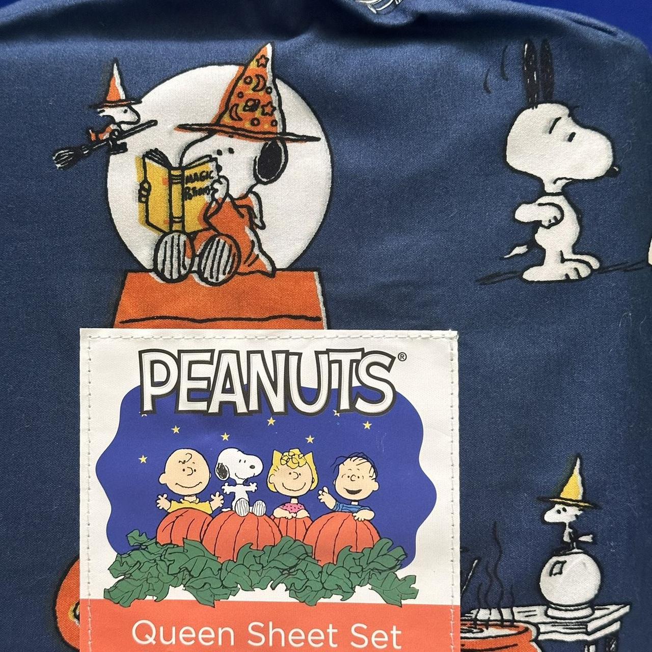 Brand new Peanuts high quality halloween Queen Sheet Set