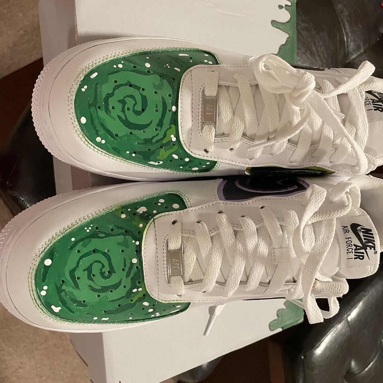 Rick and morty sales custom af1