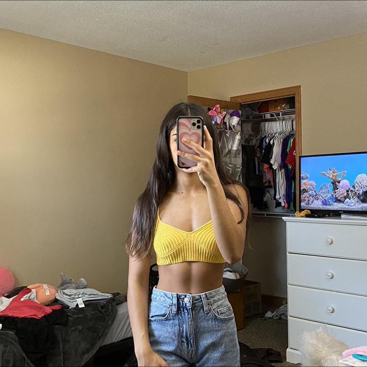 target wild fable crop top size xxs can fit xs - Depop