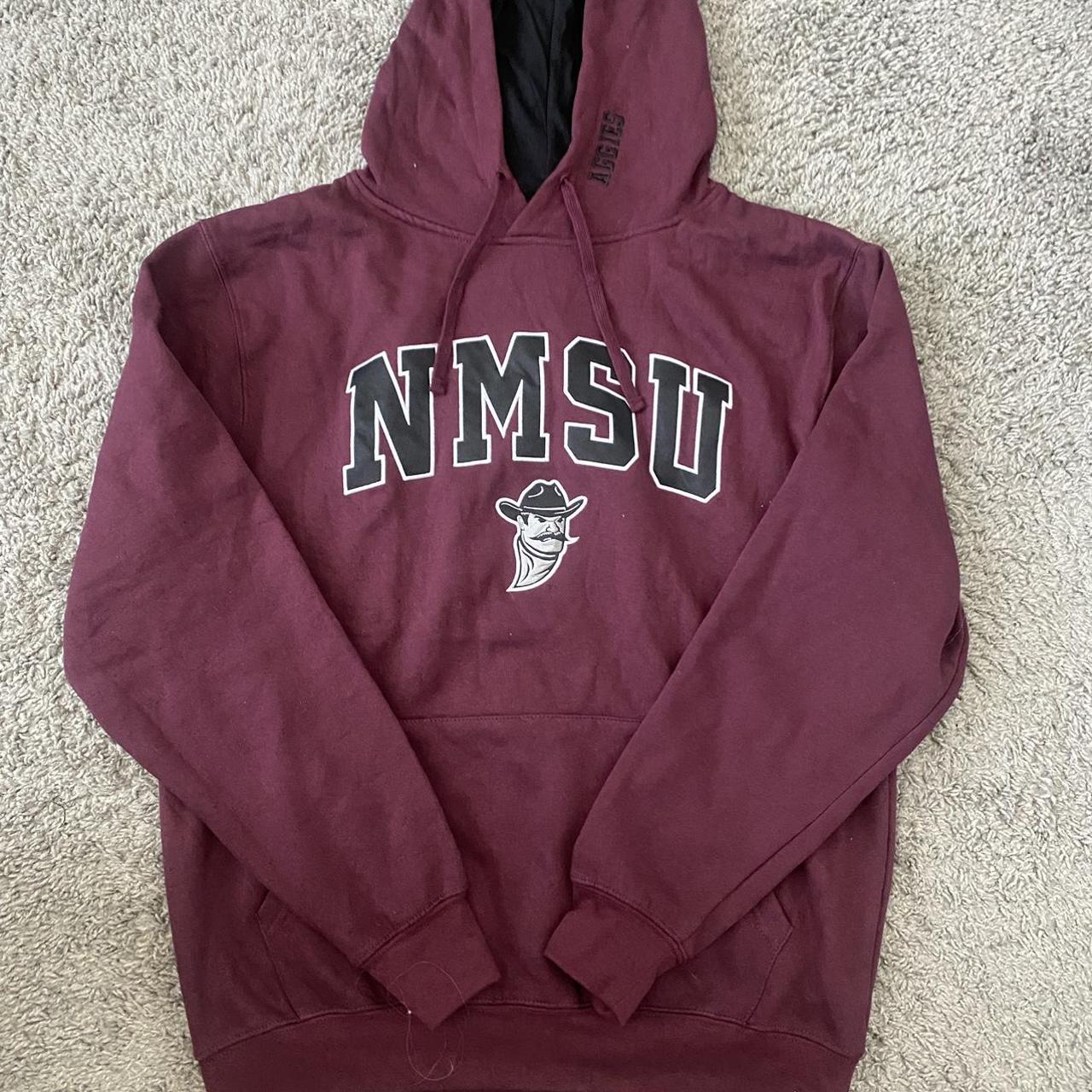 Nice Maroon Nmsu College Hoodie A Little Thin But - Depop