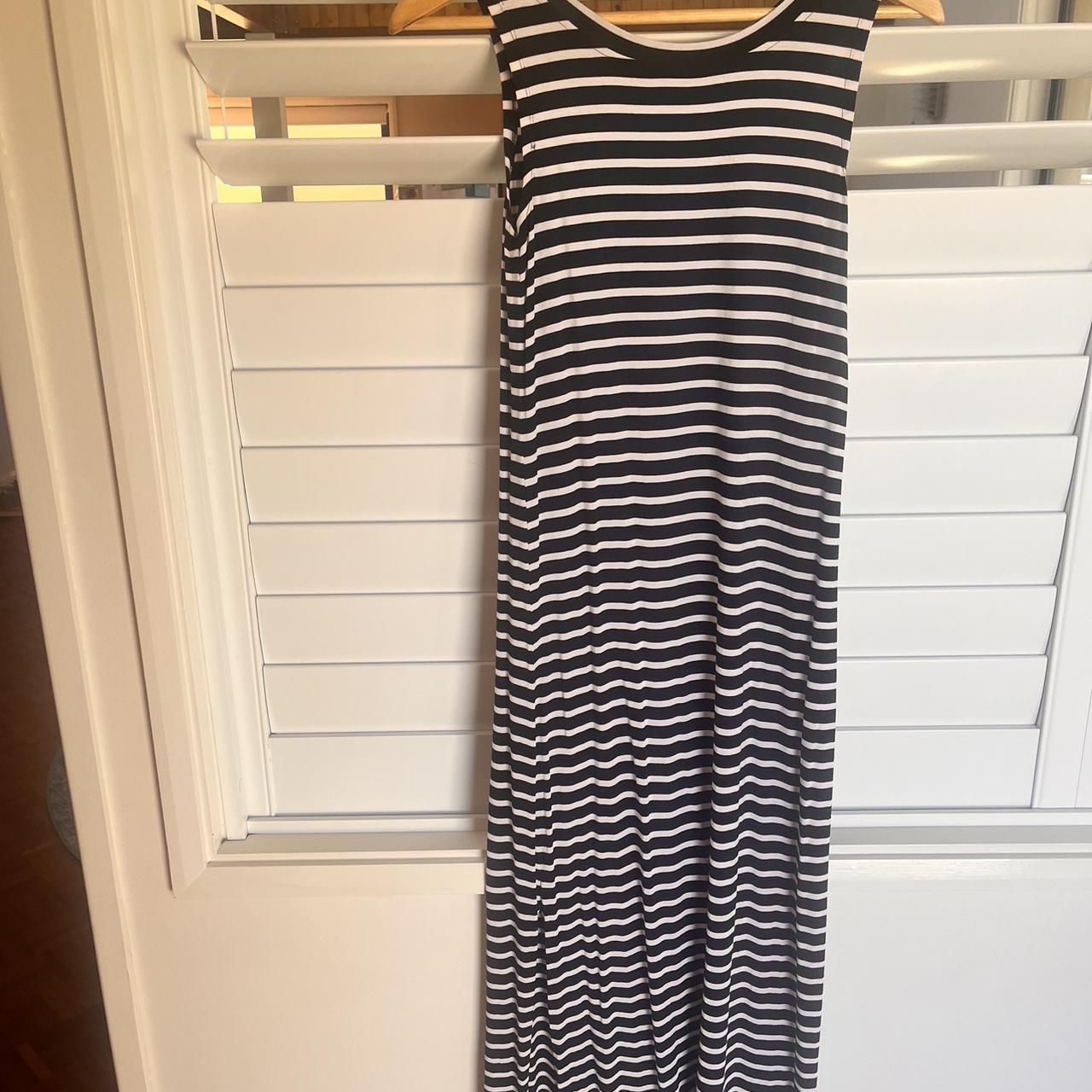 Decjuba Striped Maxi Dress - Size XS (fits to... - Depop