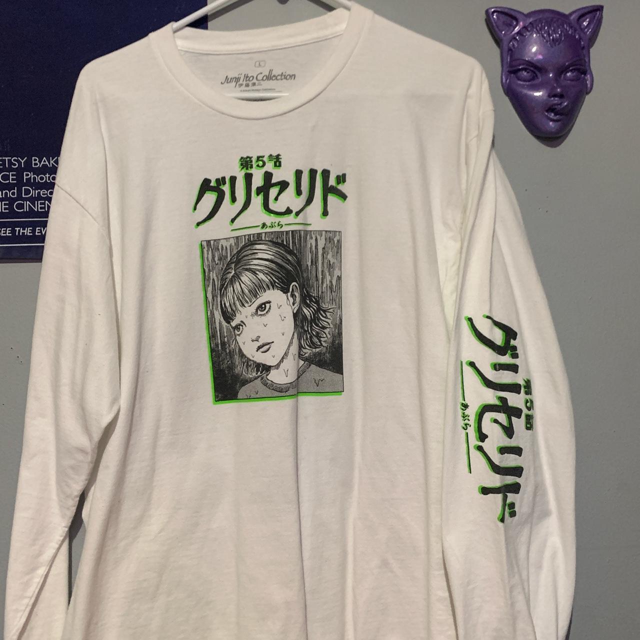 Junji Ito Glycerin Longsleeve Size L worn once or... - Depop