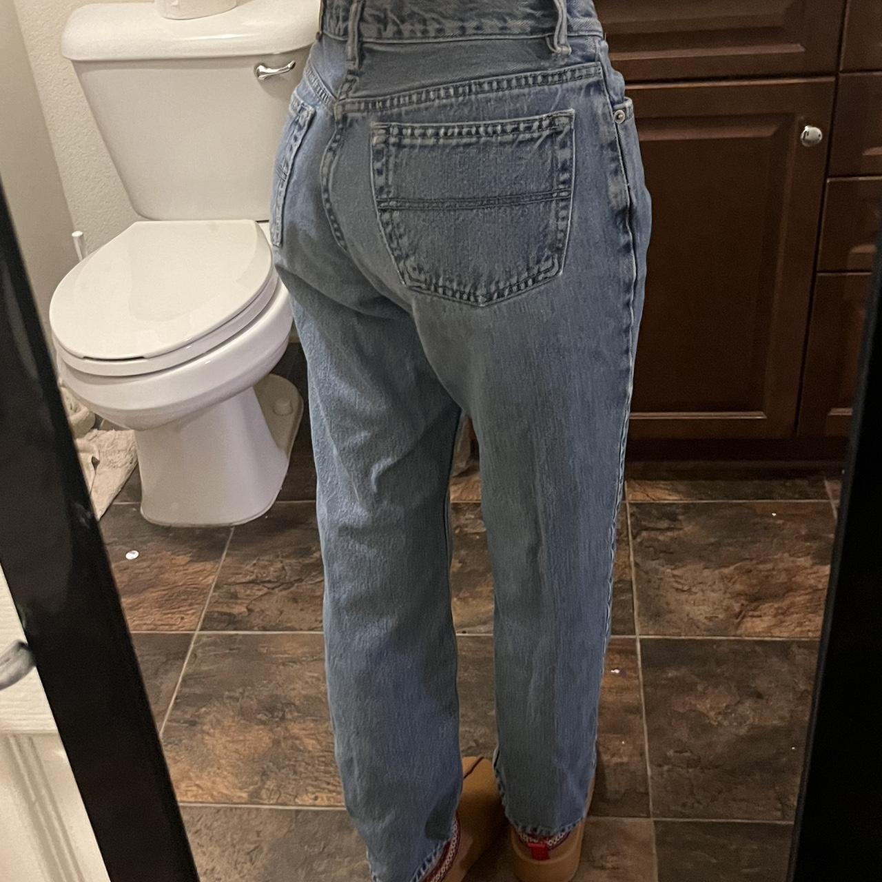 cute blue jeans inseam 30 height 5’5 - Depop