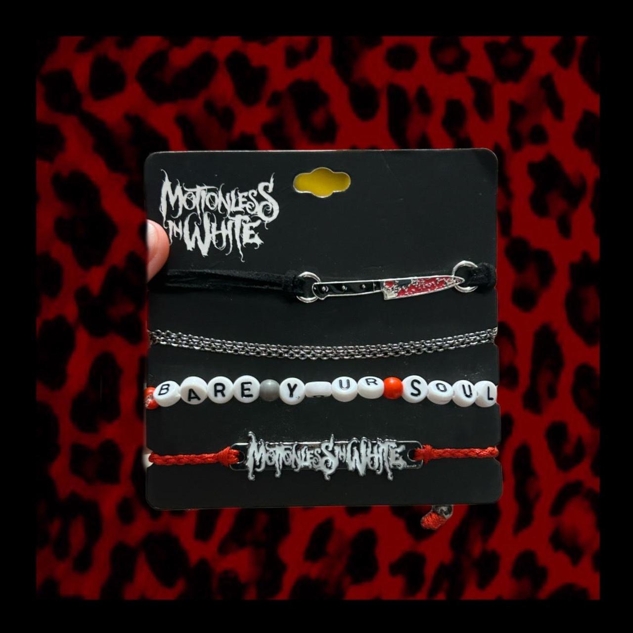 motionless in white bracelets from hot topic !!... Depop