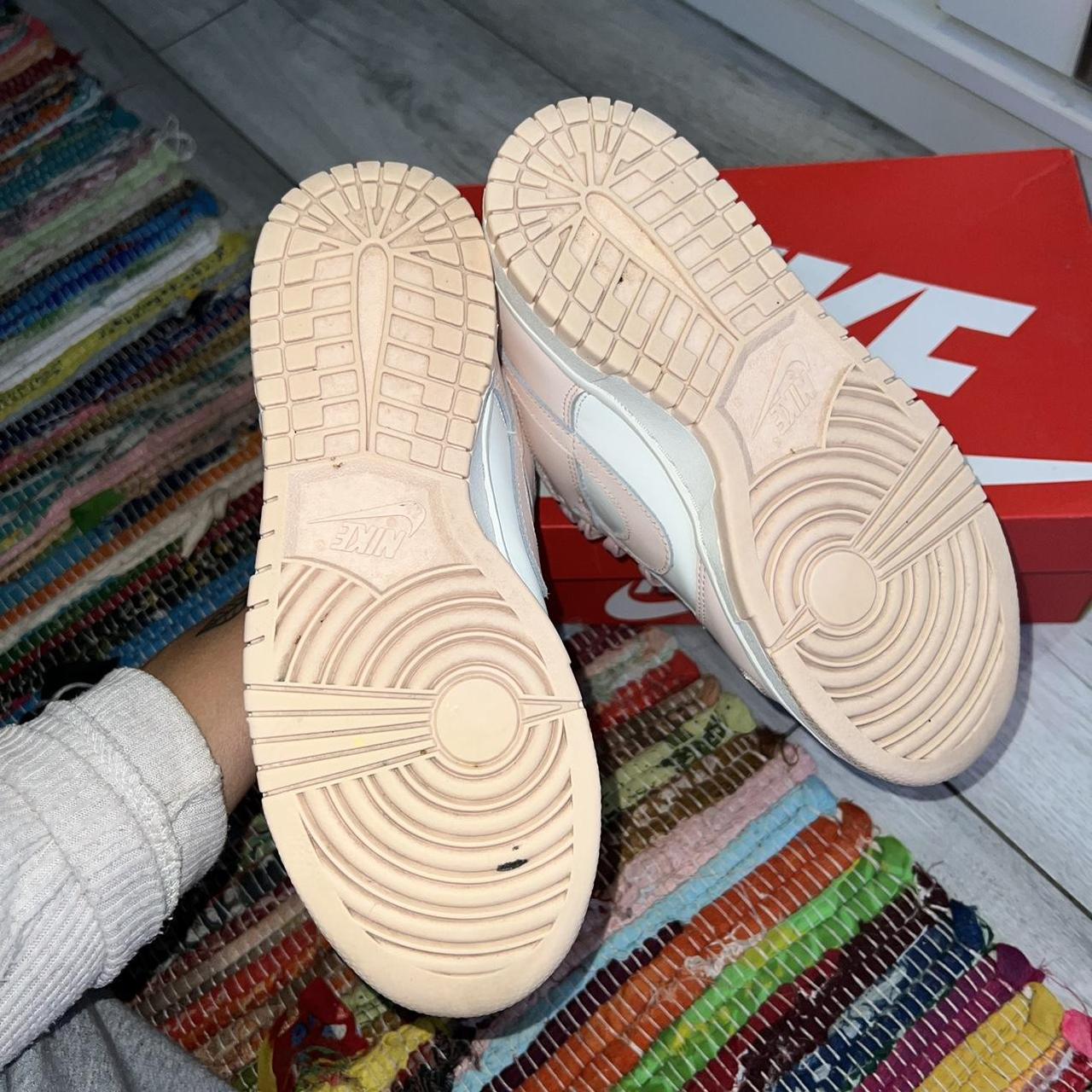 womens nike dunk low sail orange pearl