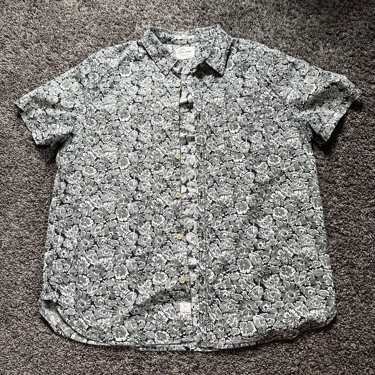 Lucky brand green store shirt