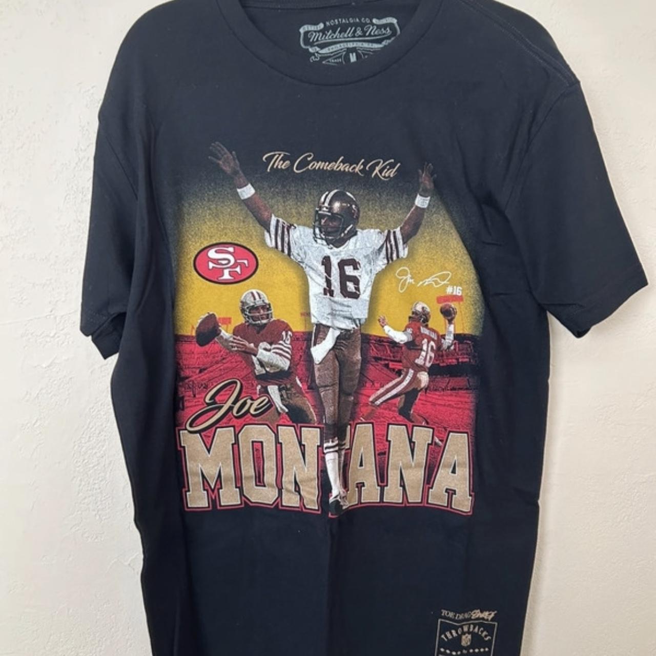 Joe Montana San Francisco 49ers Shirt Mitchell & - Depop