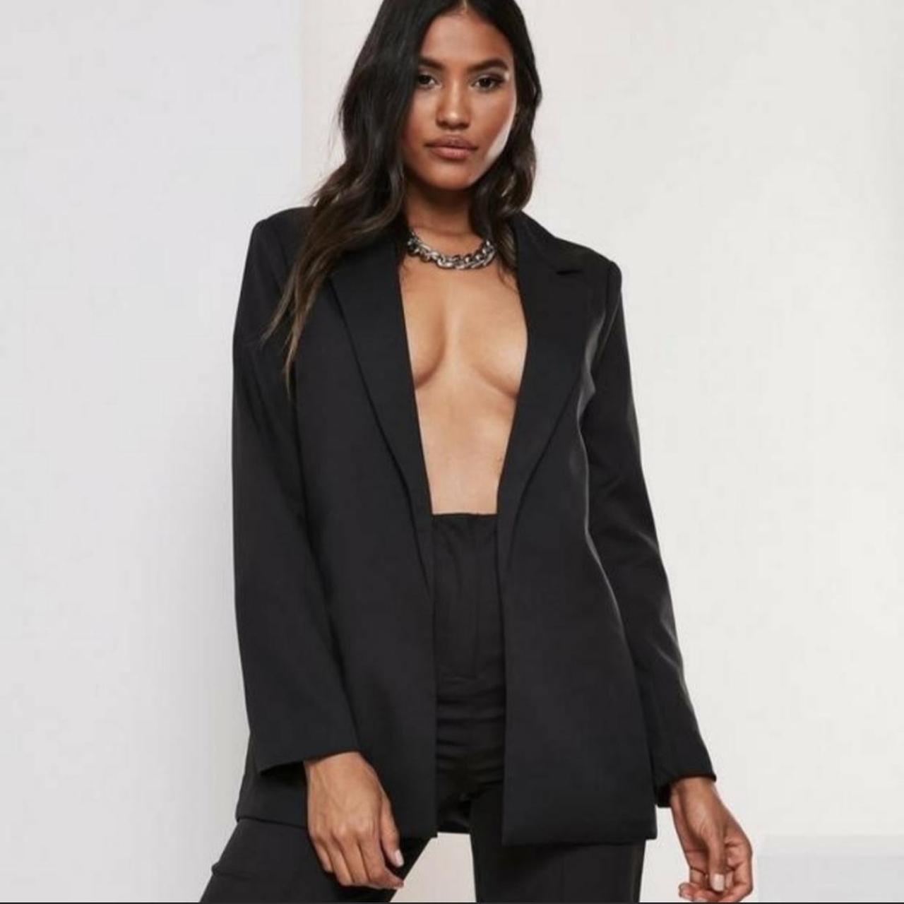 Missguided Women's Black Tailoredjackets Depop