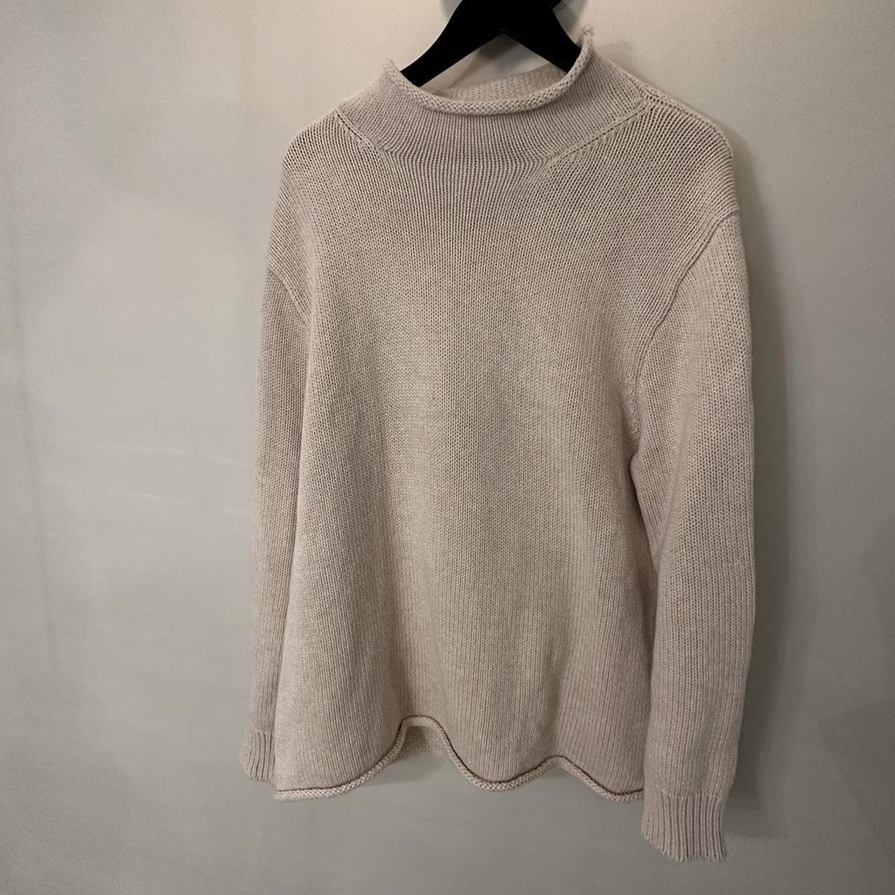 J.Crew mock neck knit sweater. Only worn a few times Depop