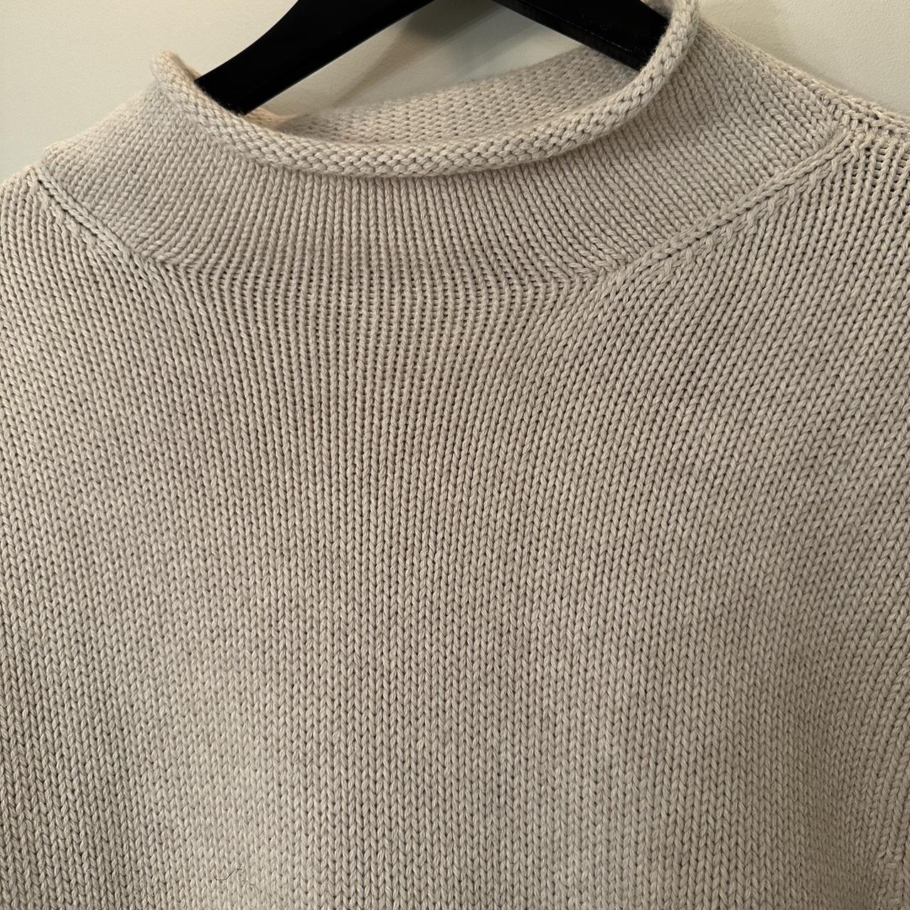 J.Crew mock neck knit sweater. Only worn a few times - Depop