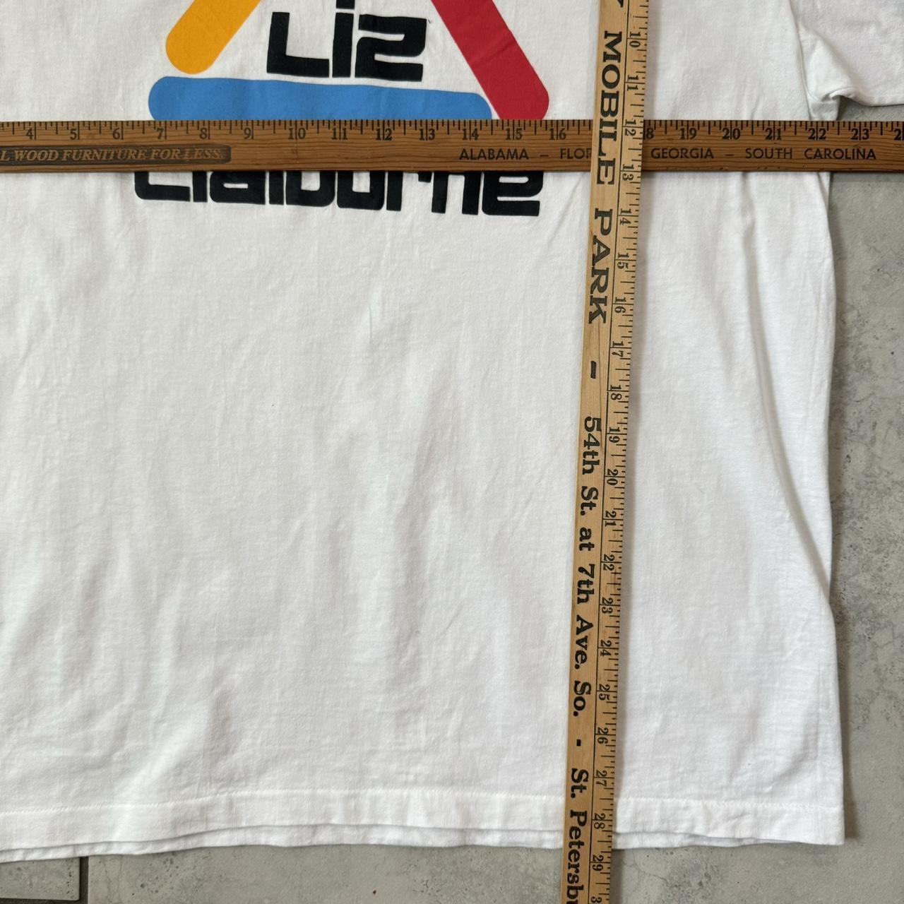 VINTAGE Liz Claiborne Logo Color BlocK Single Stitch | Depop