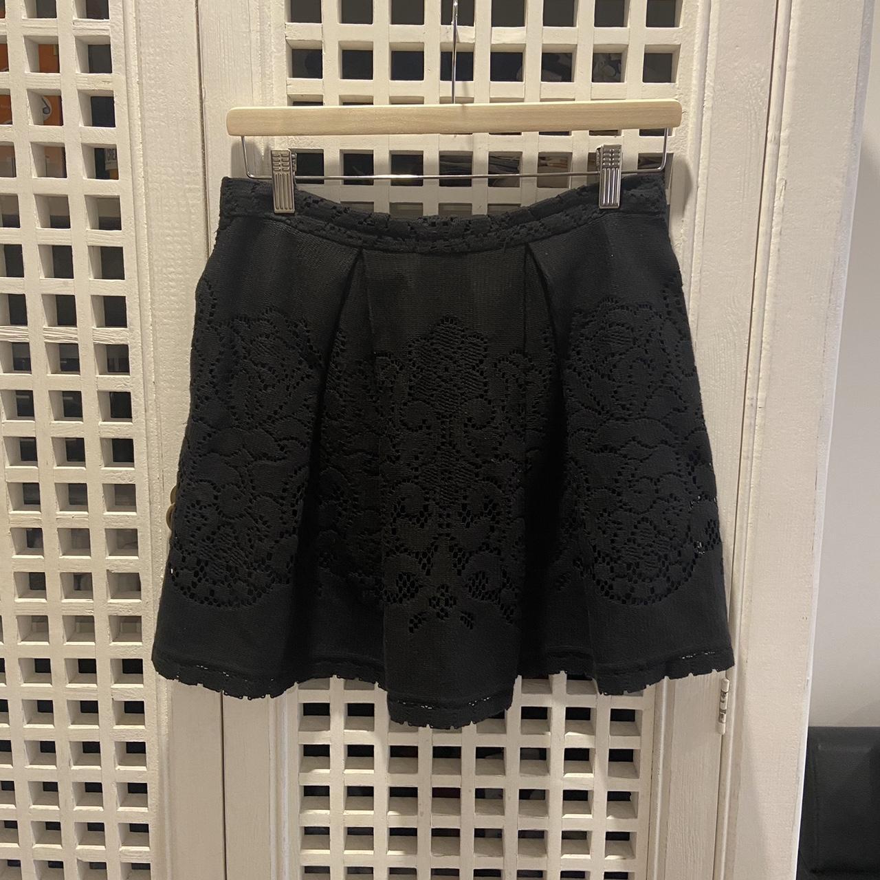 Sea New York broderie Anglaise mini a-line skirt in... - Depop
