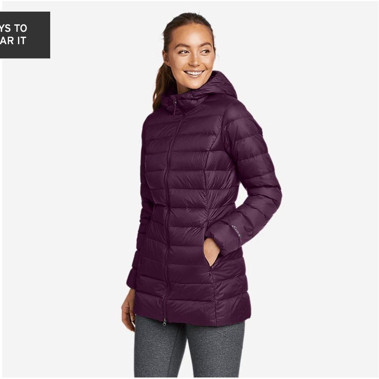 Eddie Bauer Women's Purple Jacket | Depop