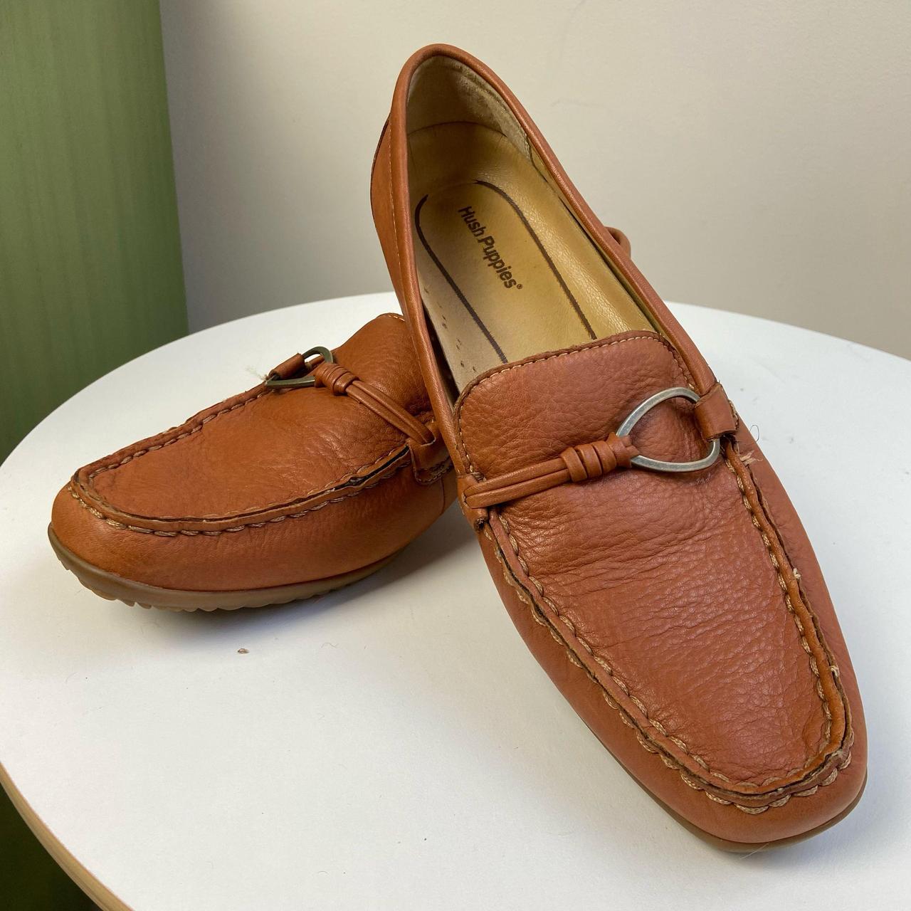 Hush puppies outlet tan loafers