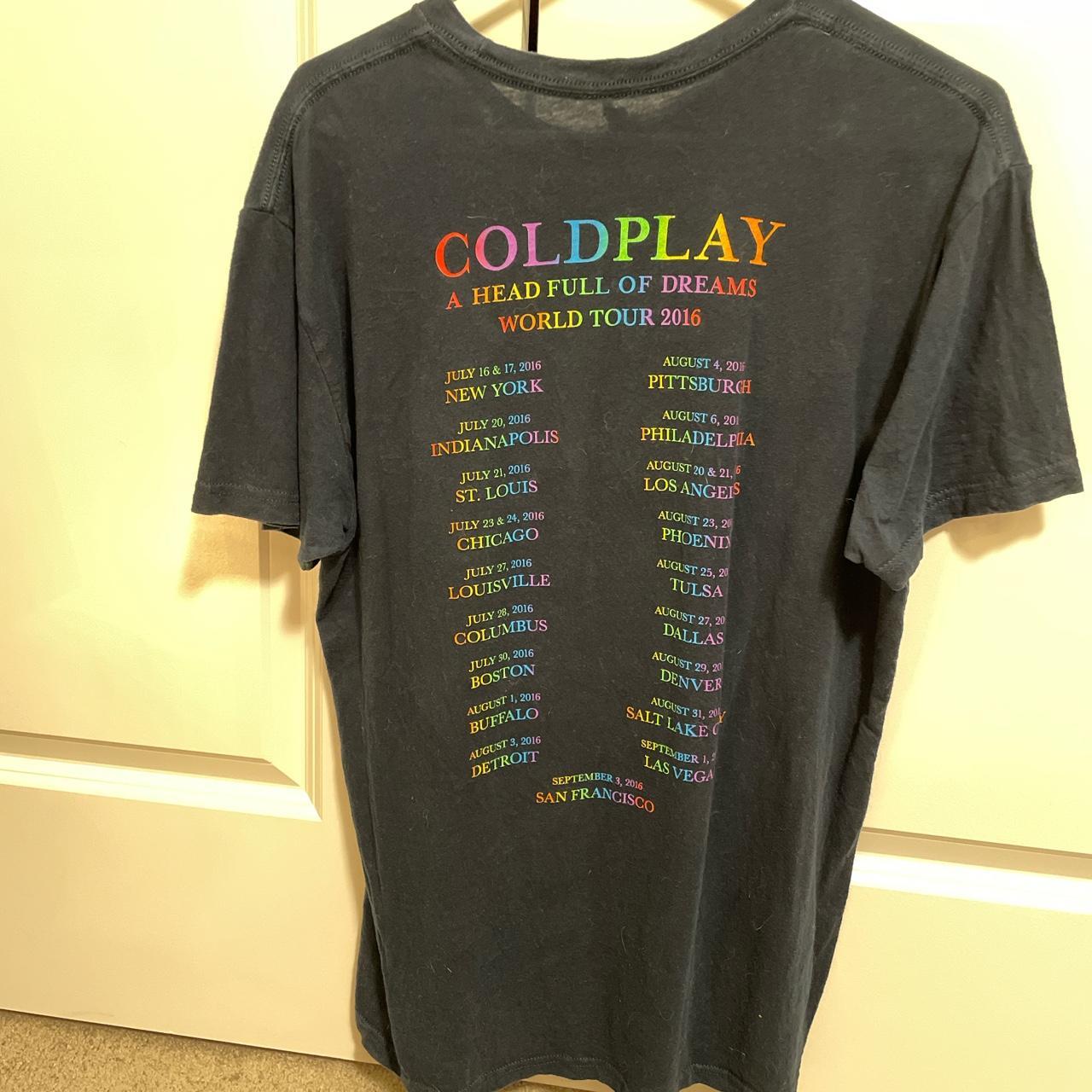 Coldplay 'A head full of dreams' 2016 Tour shirt - Depop