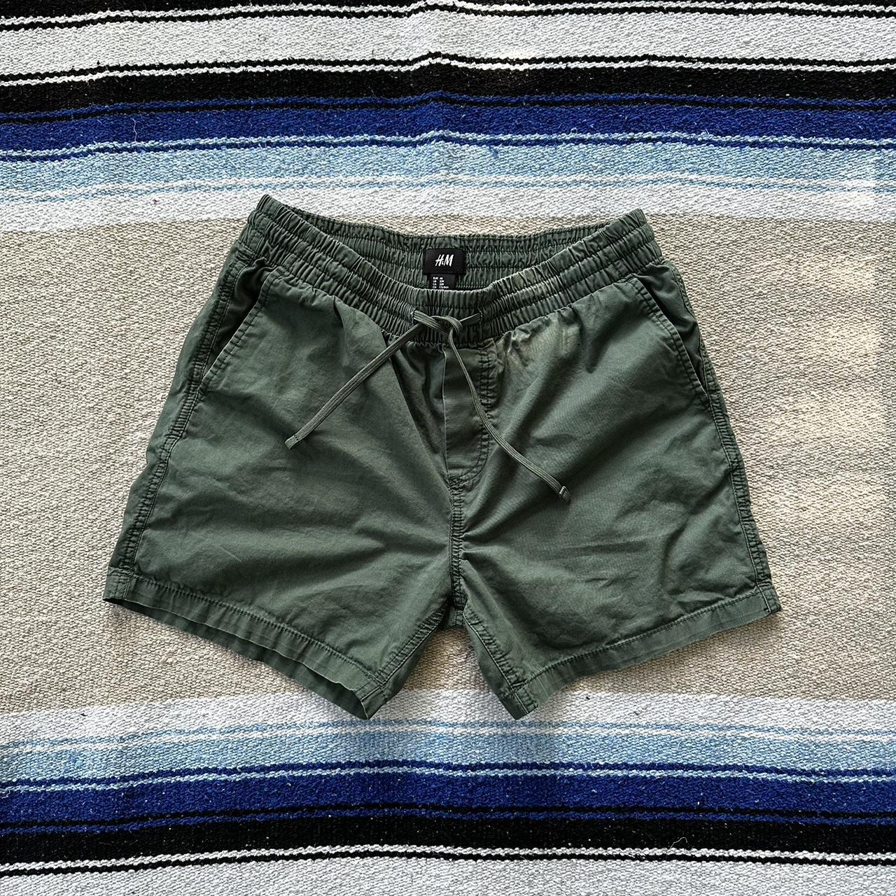 H&M Men's Green Shorts | Depop