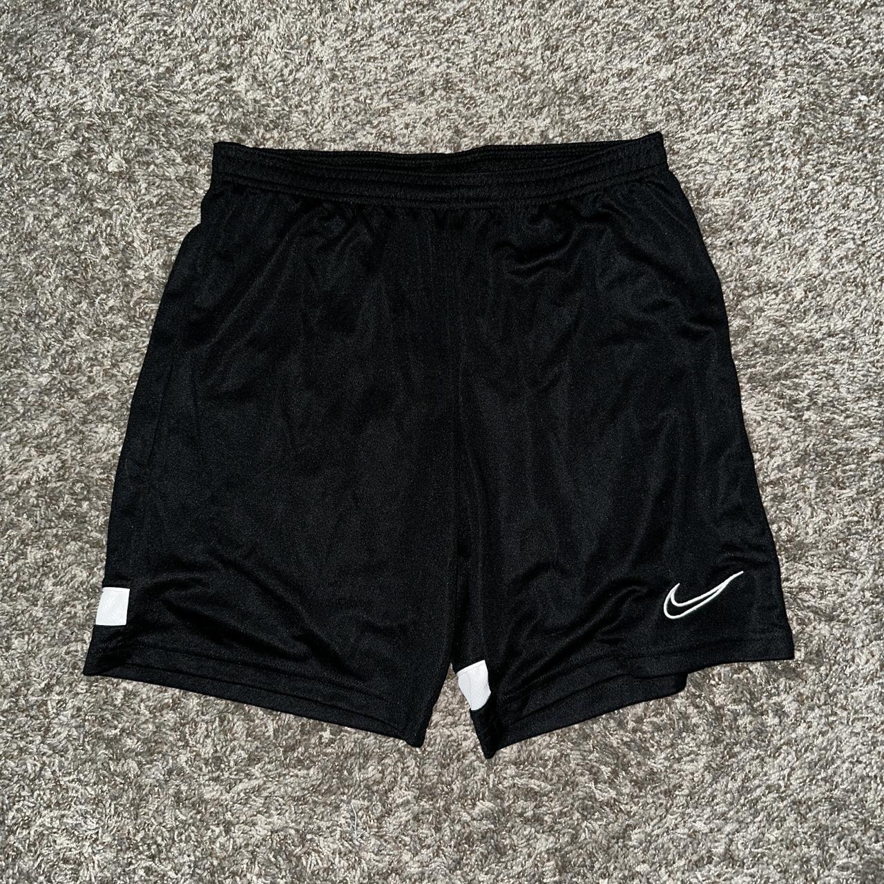 mens nike shorts black and white
