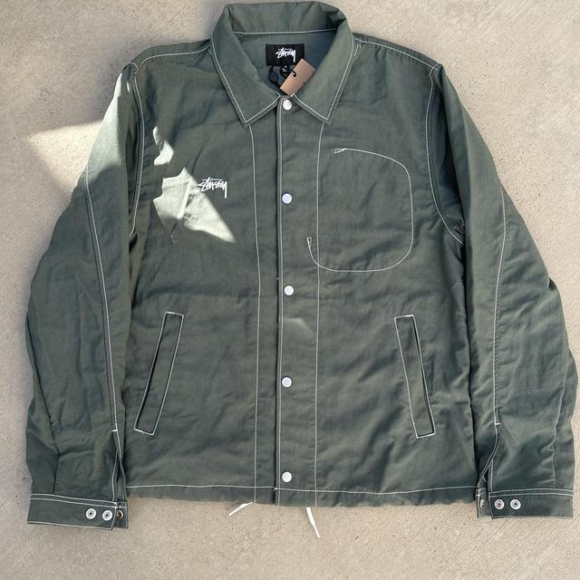 Stussy Nylon Folsom Jacket Size: Medium Light... - Depop