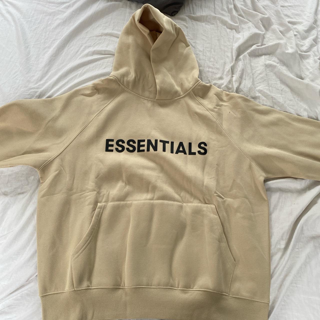 Apricot essentials/fear of god hoodie🍊 Virtually... - Depop