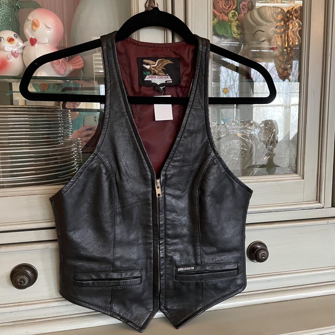 Jamin clearance leather vest