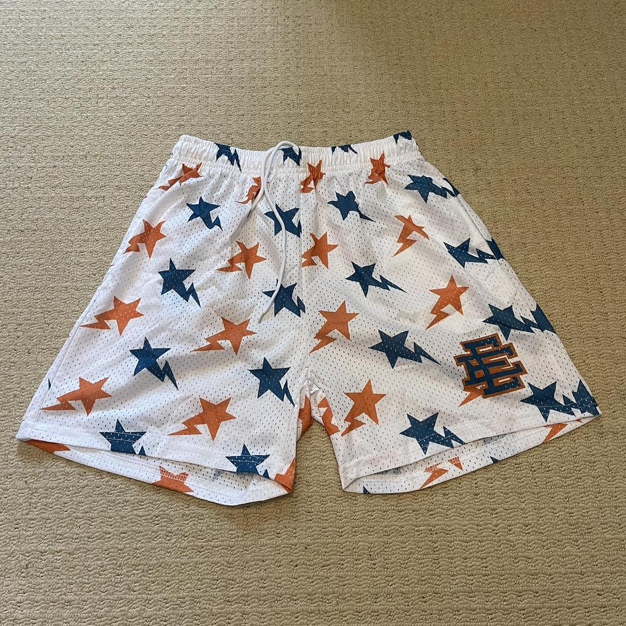 Bape best sale shorts orange