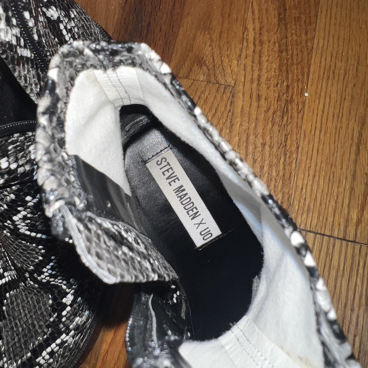 Steve Madden Women's Black and White Boots (2)