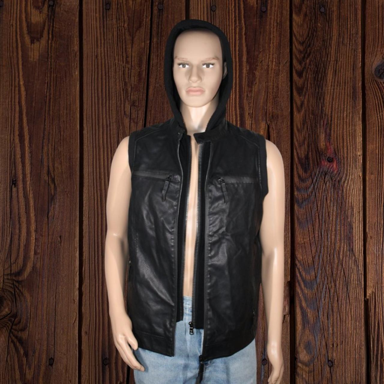 Fried denim outlet leather jacket