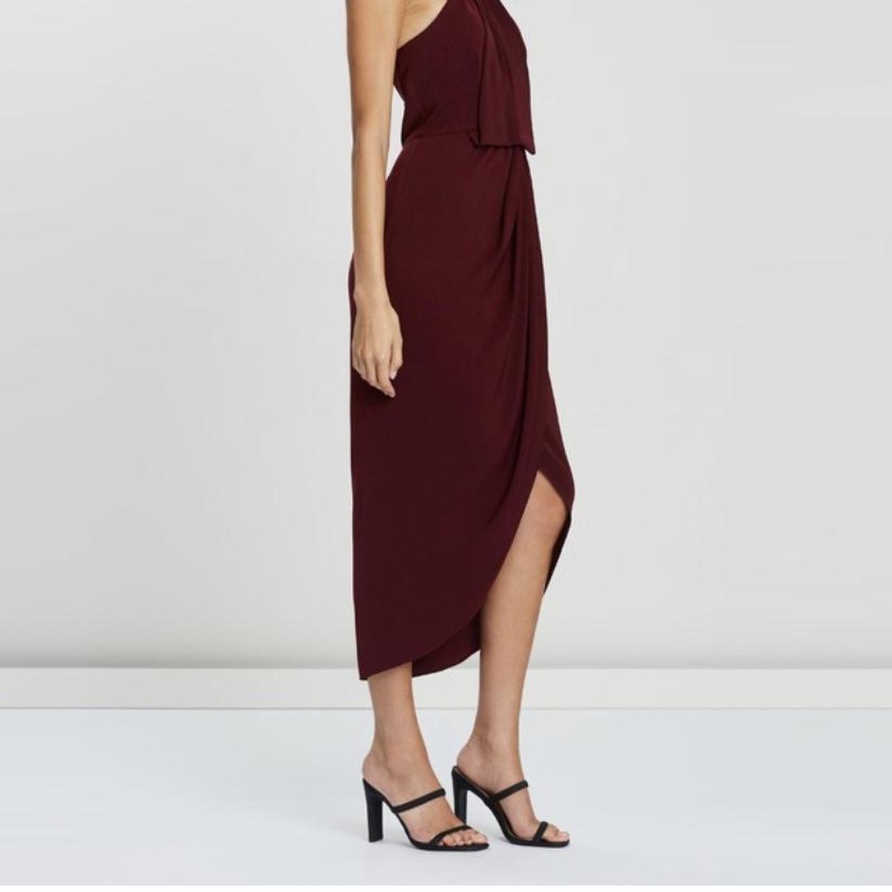 Shona joy maroon outlet dress