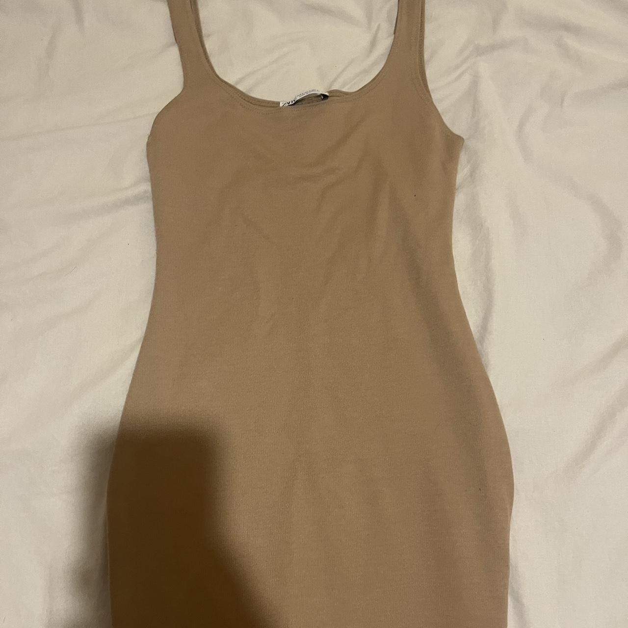Zara long scoop necked dress size S (6-8) - Depop