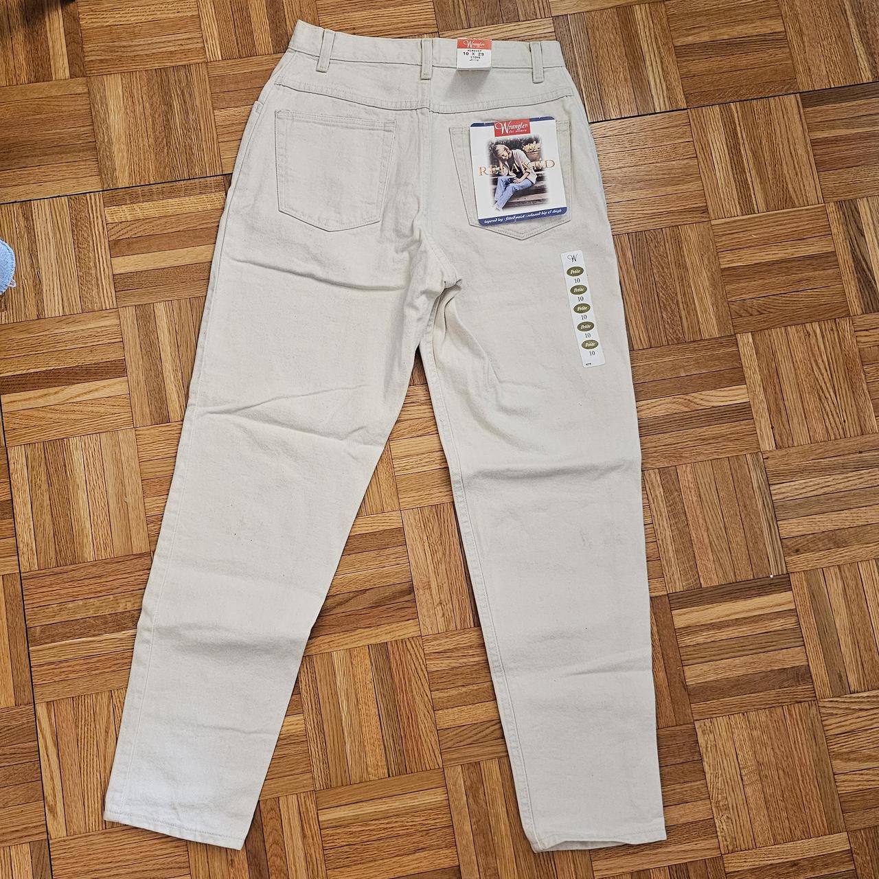 Vintage Wrangler Mom Jeans off white, Relaxed