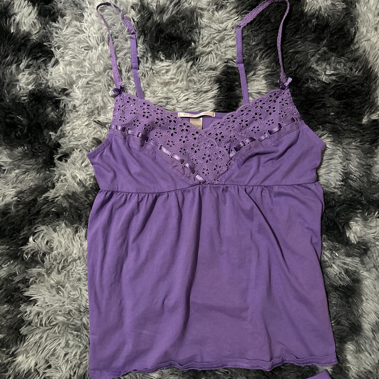 2 piece Victoria’s Secret purple lingerie... - Depop