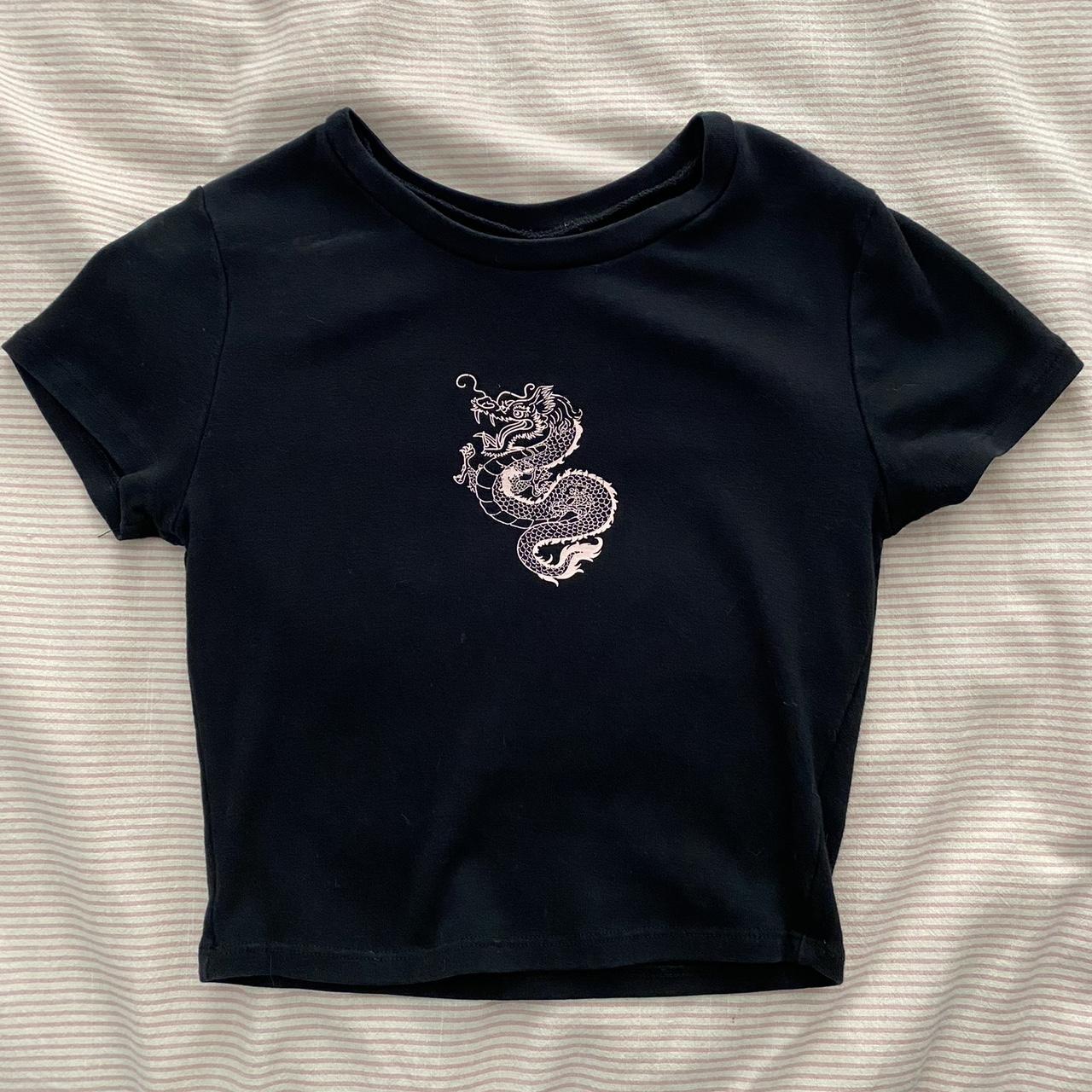 Garage dragon baby tee size XS Some parts of the... - Depop