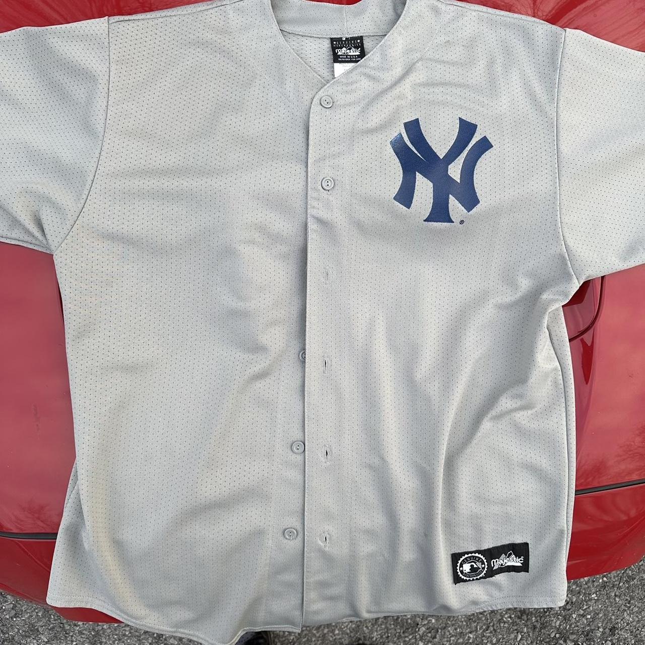 MLB New York Yankees Adrian Hernandez 26 Majestic Gray Jersey Men XL