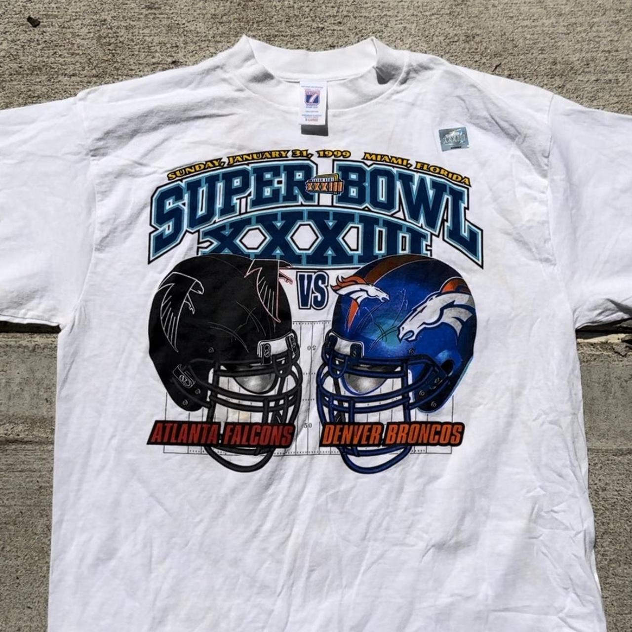 Vintage 1999 Super Bowl XXXIII Atlanta Falcons Vs. - Depop