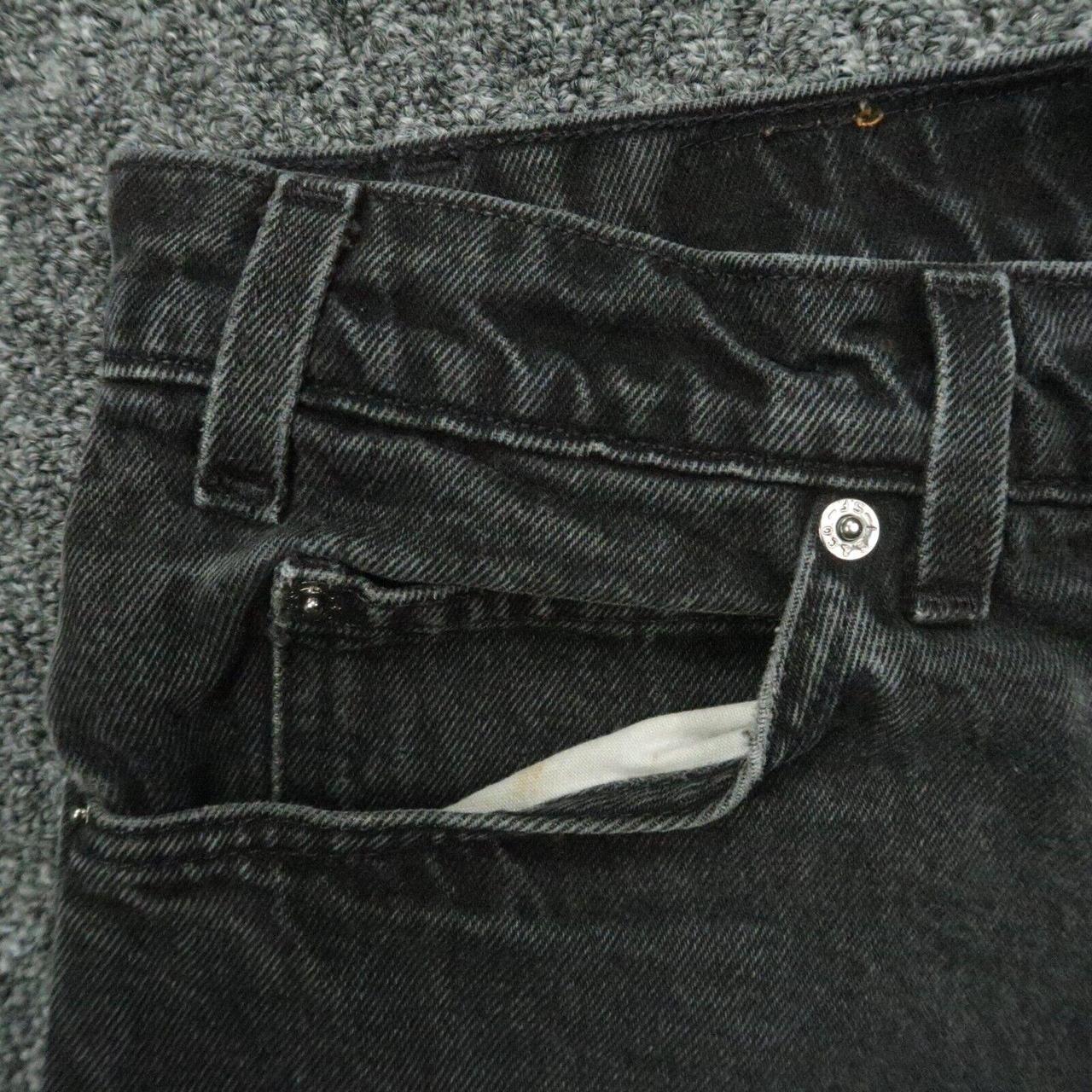 Levi's Men's Jeans - Black - 30" – VINTAGE Levis … - image 3