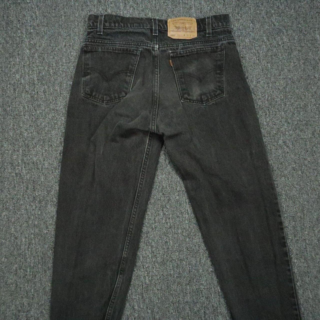 Levi's Men's Jeans - Black - 30" – VINTAGE Levis … - image 6