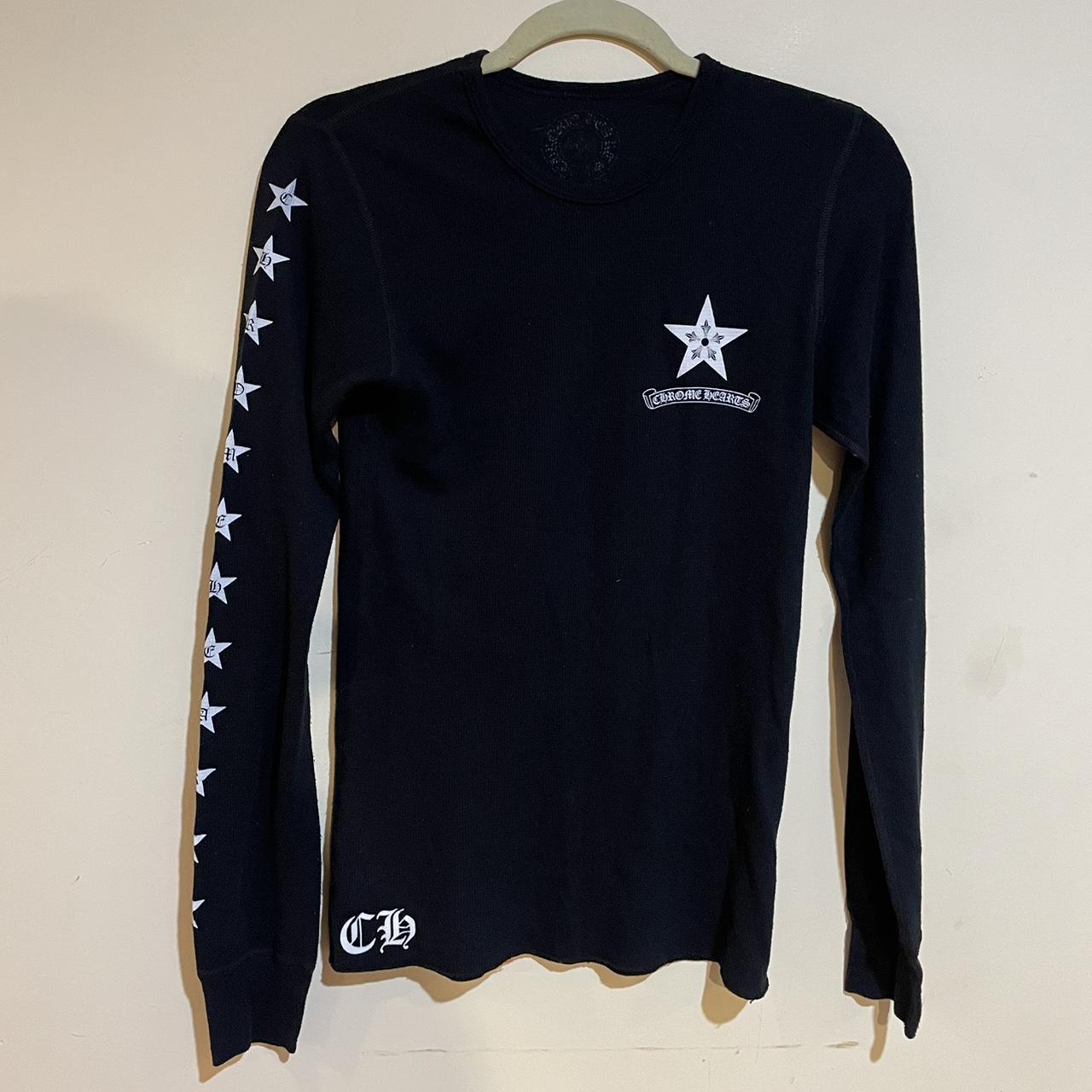 beautiful chrome hearts thermal longsleeve shirt... - Depop