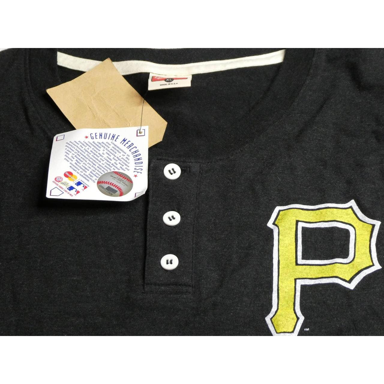 Pittsburgh Pirates 3/4 sleeve henley t-shirt from - Depop