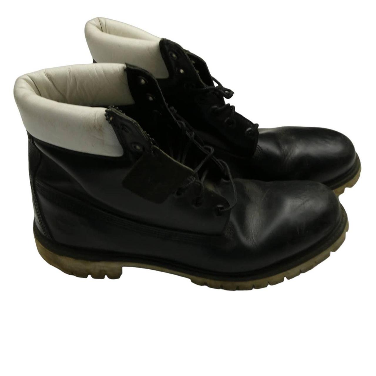 Shiny black deals timberland boots