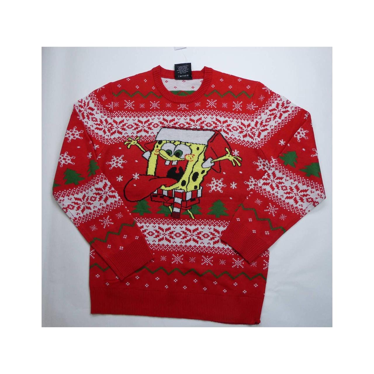 Spongebob hot sale christmas sweater