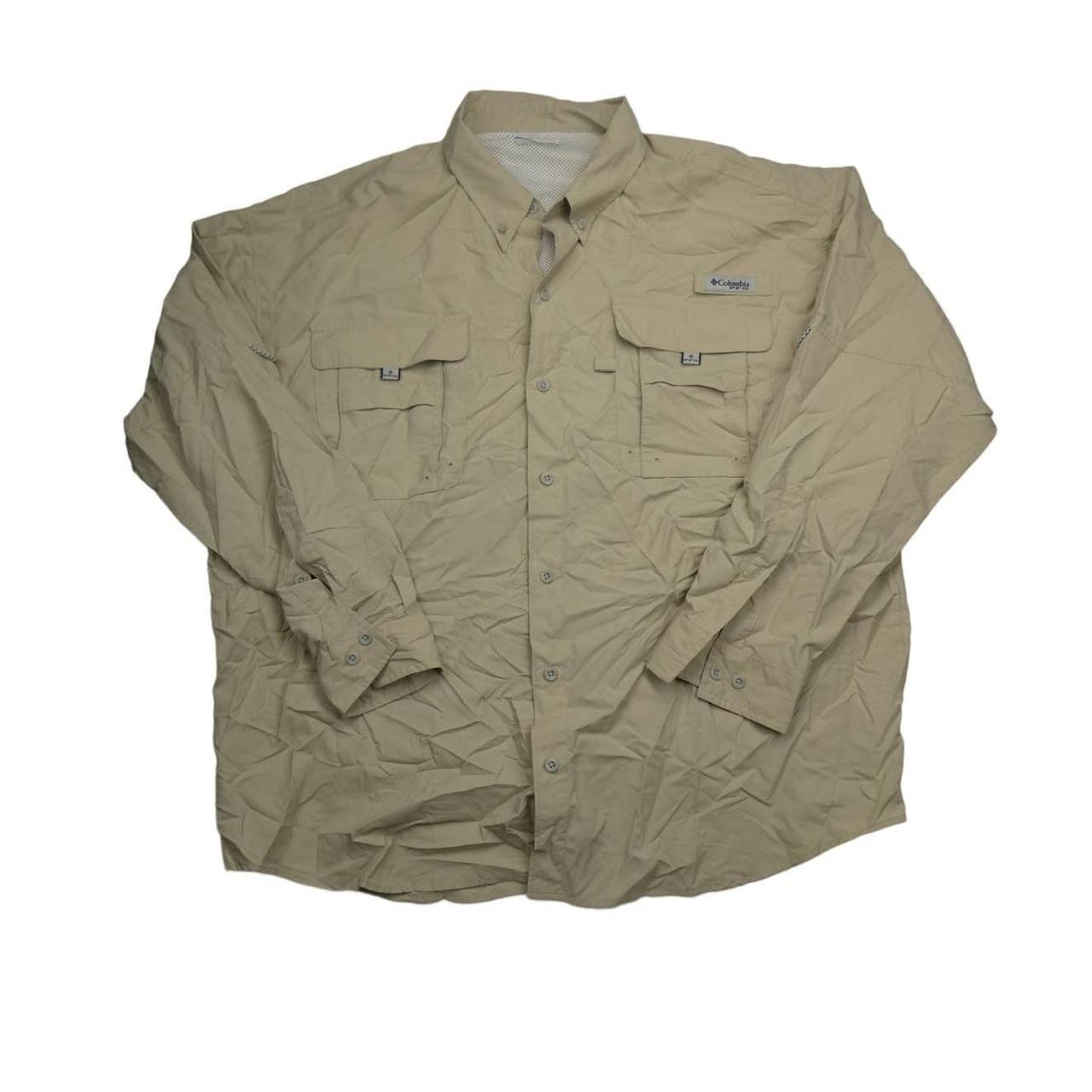 Columbia PFG camp/fishing shirt -size: XXL -100% - Depop