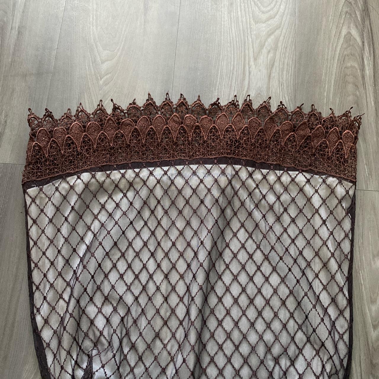 ABS Women's Brown and White Dress (4)