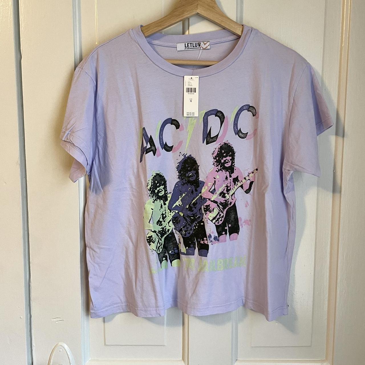 Letluv Daydreamer AC/DC Jailbreak Band Tee. Brand... - Depop